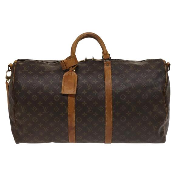 LOUIS VUITTON Monogram Keepall Bandouliere 55 Boston Bag M41414 - Picture 13 of 16